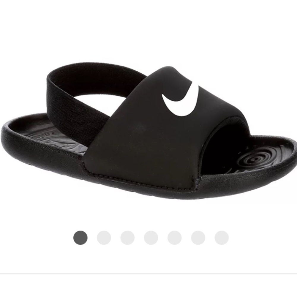 Nike Kids Black Slide Sandals